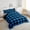 Black Blue, variant on Erosebridal Yellow Plaid Bedding King Comforter Set,Geometric Buffalo Comforter Sets King Size,Checkered Room Decorative,Reversible,Microfiber,3 Pieces