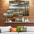 thumbnail image 4 of Designart Pier in Brown Lake Canvas Wall Art, 4 of 4