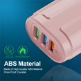 thumbnail image 1 of WIFKLSIIPG 3-port USB Charging Head Macaron Color Matching Charging Head Portable USB Charging Head, 1 of 4