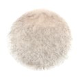 thumbnail image 2 of GROWTH TANK Seat Cushion Faux Mat Fleece Blanket Area Rug Stool Car White Gray 35cm, 2 of 8