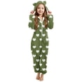 thumbnail image 1 of Pyjama pour Bébé Fille, Combinaison à Capuche à Manches Longues pour Chaleur Hivernale, 1 of 5