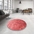 thumbnail image 4 of Ahgly Company Tapis Rectangulaire Rouge Lavable en Machine, 4 Pieds x 6 Pieds, 4 of 7