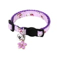 thumbnail image 2 of Fragmented Cat Ribbon Cat Collar Fresh Little Fragmented Cat Ribbon Cat Collar, 4x14x2 cm, Purple, 2 of 9