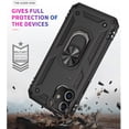 thumbnail image 2 of [PST] Samsung Galaxy Note 20 Ultra 5G Kickstand Rotating Ring Case, Heavy Duty Hybrid Rugged Hard Phone Case Cover with Ring Stand, 2 of 4