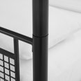 thumbnail image 2 of Twin Metal Mesh Frame Bunk Bed - Black, 2 of 5