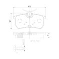 thumbnail image 2 of Disc Brake Pad Set, 2 of 3