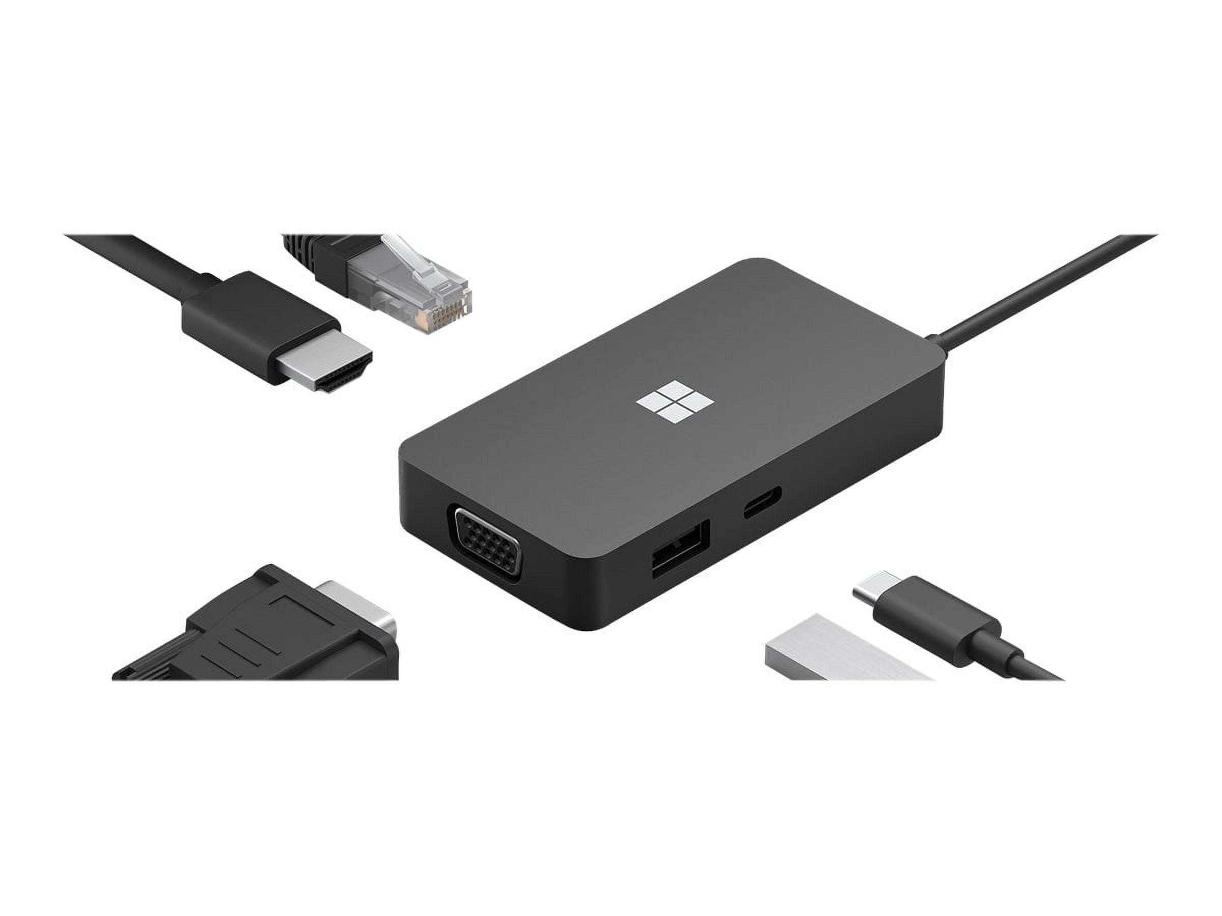 Microsoft USB-C Travel Hub - Docking station - USB-C - VGA, HDMI - 1GbE
