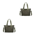 thumbnail image 1 of Wweixi 1/2/3 Durable Tote Handbag For Women - Waterproof And Wear-resistant Multiple Pockets Green 2PCS, 1 of 6
