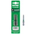 thumbnail image 1 of Spax  T20 x 2 in. T-Star Plus Driver Bit Steel, 2 per Pack - Pack of 10, 1 of 1