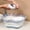 Grey, variant on Collapsible Wash Basin, Staron Space-Saving Folding Dish Pan, Portable Camping Sink Bucket 10.24x9.84x3.54in, Non-Slip Kitchen Laundry Basin Foot Bath Tub for Travel BBQ, Gray