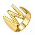thumbnail image 1 of CUITING Fashion Adjustable Initial Alphabet Letter A-Z Ring Finger Rings Women Jewellery-Silver C, 1 of 9