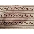 thumbnail image 4 of oneOone Cotton Poplin Brown Fabric Floral Block Craft Projects Decor Fabric Printed By The Yard 42 Inch Wide, 4 of 4