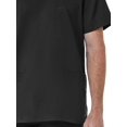 thumbnail image 2 of EON Men's COOLMAX V-Neck Mesh Panel Solid Scrub Top, 2 of 2