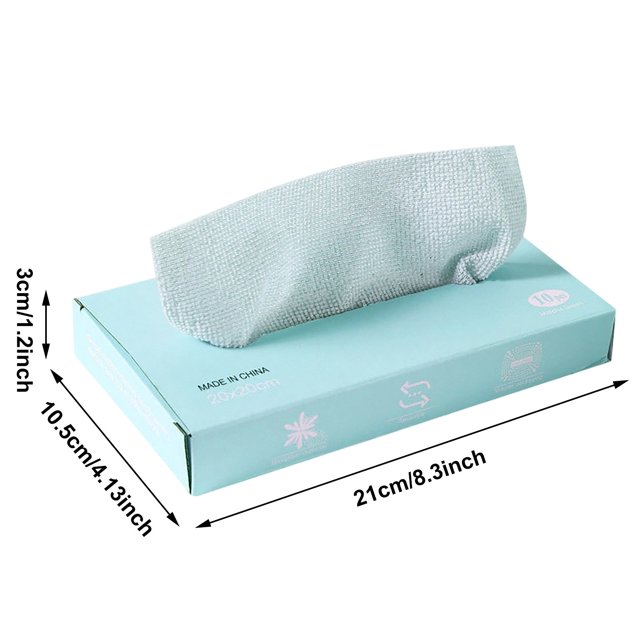 Thickened Disposable Kitchen Cloth, Washable Reusable Dishcloth for Dry and Wet Purpose, Pull-Out Cleaning Wipes for Kitchen and Household Use