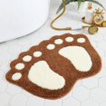 thumbnail image 1 of Non Slip Bathroom Rug Thick Super Soft Absorbent Plush Machine Washable Bathroom Mat Room Sofa Cushion Foot Pad Rug C 40x60CM, 1 of 2