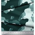 thumbnail image 2 of Soimoi polyester Crepe Fabric Two Tone With White Camouflage Print Fabric by the Yard 52 Inch Wide, 2 of 3