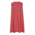 thumbnail image 4 of Robe d'Été Fluide pour Femmes Robe d'Été pour Femmes à Imprimé Robe à Manches Courtes à Col Rond Robe Ample Robe de Plage Robe Soleil Robe Midi Fluide à Volants, 4 of 8