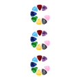 thumbnail image 3 of fastboy 10pcs Plastic Guitar Picks Sufficient Plectrums Instrument Accessories Wear-resistant Celluloid Gears As Shown 3Set, 3 of 6