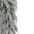 thumbnail image 4 of Holiday Time 9' Flocked Banff Christmas Garland, Green, 4 of 4