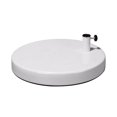 thumbnail image 2 of Metal Base for Table Lamp, Round Weighted Base, Desk Lamp Base, Desk Reading Lamp Bedside Lamp Accessories White, 2 of 8