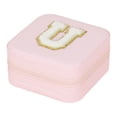 thumbnail image 2 of TopLLC 26 Letters Earring Jewelry Display Storage Box Case Organizer Flannel Tray Holder Gift, 2 of 3