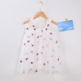 thumbnail image 1 of Robe Sans Manches Brodée Florale pour Filles Tout-Petits pour Fête de Vacances, 1 of 3