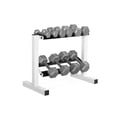 thumbnail image 1 of CAP Barbell Support d'haltères à deux niveaux 24 po, Blanc, 1 of 6