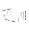 thumbnail image 3 of EGNMCR Acrylic Transparent Display Racks Artifact Storage Ladder Display Racks Doll Racks Perfume Jewelry Trapezoidal Storage Racks Acrylic Display Stand, 3 of 6