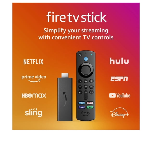 Fire TV Stick with Alexa Voice Remote (3rd Gen) (HD streaming