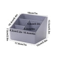 thumbnail image 3 of Wzzjkit Desktop Storage Box Home Office Living Room Dormitory Desk Organizers and Accessories Multifunctional Cosmetics Storage and Organizing Rack, 3 of 7