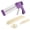 Purple, variant on Cookie Making Kit with 16 Template Discs and 6 Nozzles, Stainless Steel Handle and Abs Body, Yellow, for Home Baking