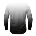 thumbnail image 4 of Men's Printing Button Casual Long Sleeve Round-Neck Blouses Shirts RXIRUCGD Blanc, Taille: m, 4 of 4