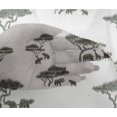 thumbnail image 4 of oneOone Viscose Chiffon Fabric Tree & Animals Ikat Printed Fabric 1 Yard 42 Inch Wide, 4 of 4