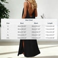 thumbnail image 4 of Daiosportswear Robe Longue de Détente pour Femmes à Bretelles Spaghetti, Dos Nu, Coupe Ample, Robe-Robe à Manches Courtes pour Femmes Menthe Verte P(S), 4 of 7