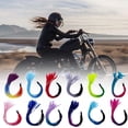 thumbnail image 4 of Braids Pigtails Motorcycle Helmet Braid Ponytail Motorbike Helmet Riding CS, 4 of 8