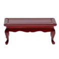 thumbnail image 2 of Esquirla 1/12 Dollhouse Miniature Red Wood End Table Coffee Table Furniture Model Living, 2 of 7