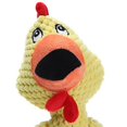 thumbnail image 4 of Dog Dog Squeaky Toy Soft Teeth Cleaning Interactive Chicken Shape Stuffed Puppy Chewing Toy for Large Dog, 4 of 5