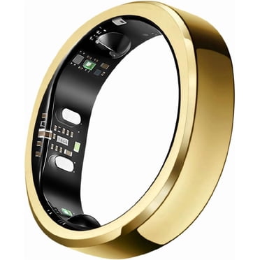 RingConn Gen 3, World’s First Smart Ring with Vascular Trends, No App Subscription, Vibration Alerts, Sleep, Fitness & Heart Rate, 14-Day Battery Life (Size 14, Royal Gold)