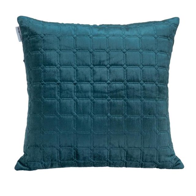 HomeRoots 402838 Coussin Décoratif Matelassé Turquoise