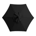 thumbnail image 2 of Beach Umbrella with Sand Anchor Windproof Garden Umbrella Outdoor Stall Umbrella Beach Sun Umbrella Replacement Cloth 106 Inch Diameter 6 Skeleton Beach Umbrella Sand Anchors, 2 of 2