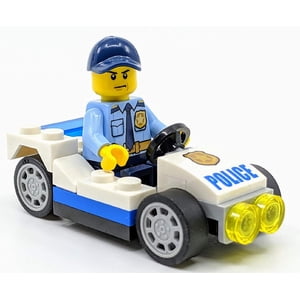 LEGO Ville: L'homme de police avec buggy et menottes