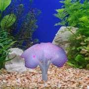 Aursykel Fluorescent Jellyfish and Aquarium Decor Accessories Enhance Fish Tank Create Realistic Underwater Habitat for Relaxation and Fish Growth