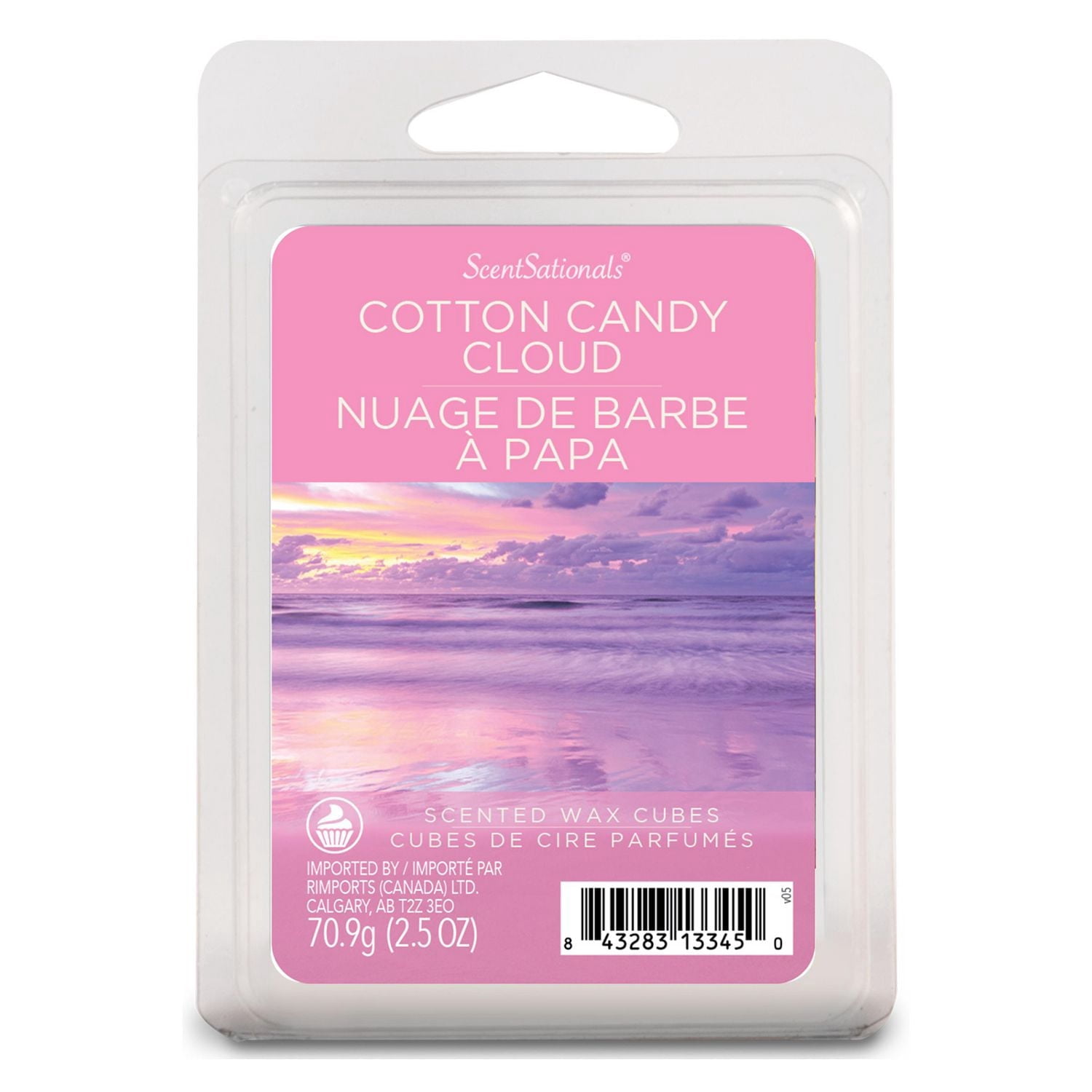 Cubes de cire parfumée ScentSationals - Nuage de barbe à papa