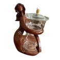 thumbnail image 3 of GROWTH TANK Kung Fu Tea Pot Kung Fu Tea Set Tea Kettle with Infuser Teapot Kungfu Glass Tea Set for Office Table Decor Tea House Red, 3 of 9
