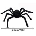 thumbnail image 2 of Leutsin Halloween Simulation Skull Big Spider 125cm Plush Spider Ornament, 2 of 2
