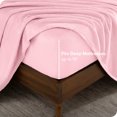 thumbnail image 4 of Bare Home Microplush Fleece Sheet Set - Ultra Soft - Deep Pocket - Queen, Light Pink, 4 of 7