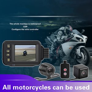 Daisyyozoid Wholesale Motorfiets DVR Dash Cam 720P Voor Achter Dual Lens Gps Enregistreur vidéo Dashcam