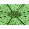 thumbnail image 1 of Ahgly Company Machine Washable Indoor Rectangle Transitional Yellow Lawn Green Area Rugs, 4' x 6', 1 of 7