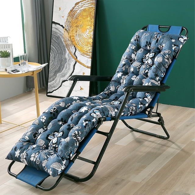 EGNMCR Throw Blanket Winter Chair Cushion Thickened Double Sided Lunch Break Folding Chair Cushion Chair Cushion Recliner Cushion Rocking Chair Cushion Straps Polyester Thickened Ottoman Cushion