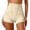 Beige, variant on Gpoecd Womens Boxer Briefs Lace Mid Rise Control Lifting No Ride Up Seamless Breathable Plus Size Panties Beige,XXL